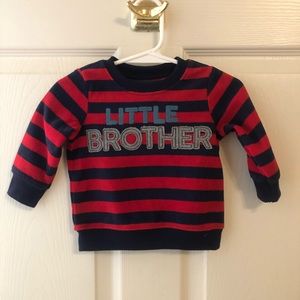 “Little brother” child of mine long sleeve size 3-6 months